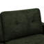 Fauteuil rembourré 67 po de style Mid-Century de 67,7 po de largeur avec accoudoirs rétro sur mesure pour les petits salons