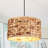 Niki 1 - Light Brown Drum Rattan Pendant