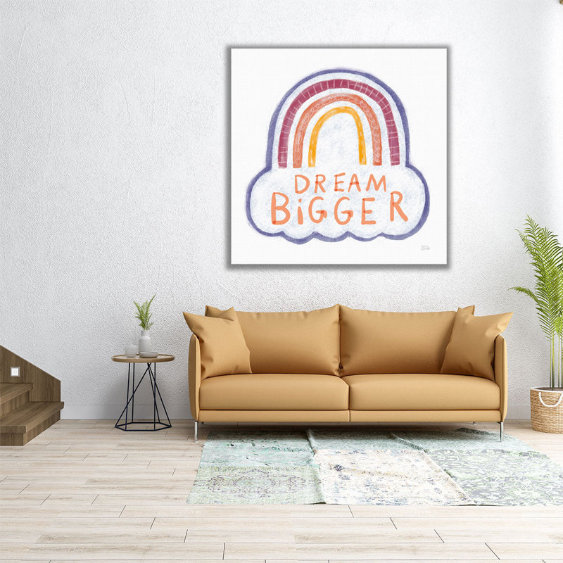 Dream Bigger - Canvas Print Wall Art, 40'' H x 40'' W