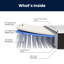 Matelas hybride à ressorts, matelas dans une boîte - matelas de qualité supérieure -287096733-295685518