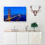 Golden Gate Suspension Bridge In Abstract - Wrapped Canvas-55311619