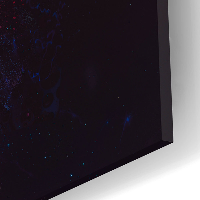 Art mural en verre épique «Mindscape» par Mario Sanchez Nevado, 12 po x 16 po, H 16 po x l 12 po