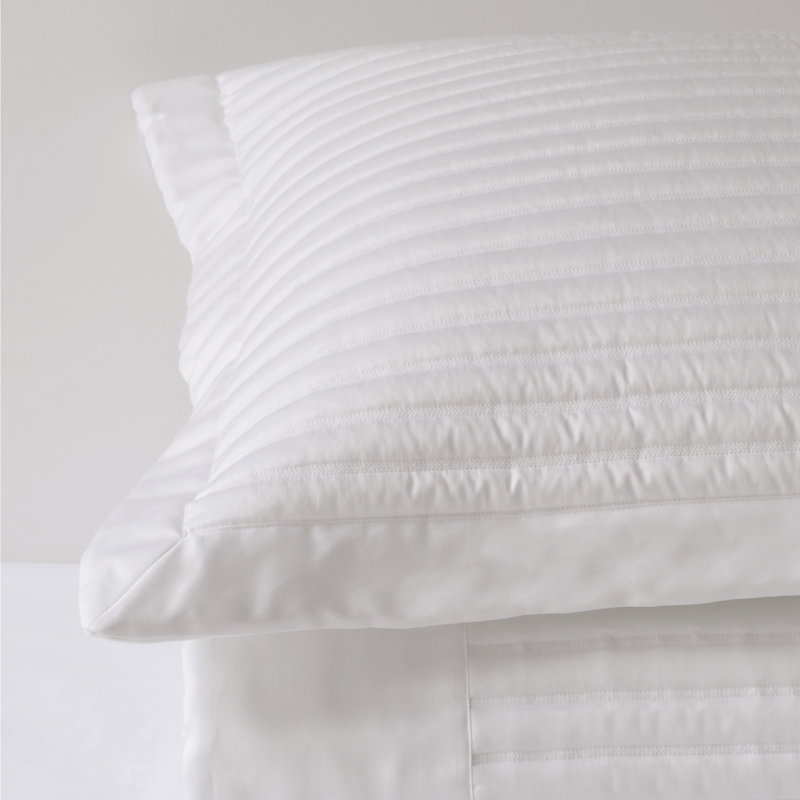 Monroe_Quilted Coverlet, White, Queen Quilt