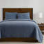 Bostwick Stonewashed Cotton Gauze Solid Color Classic Casual Modern Rustic Quilt Set-922947583-936751957