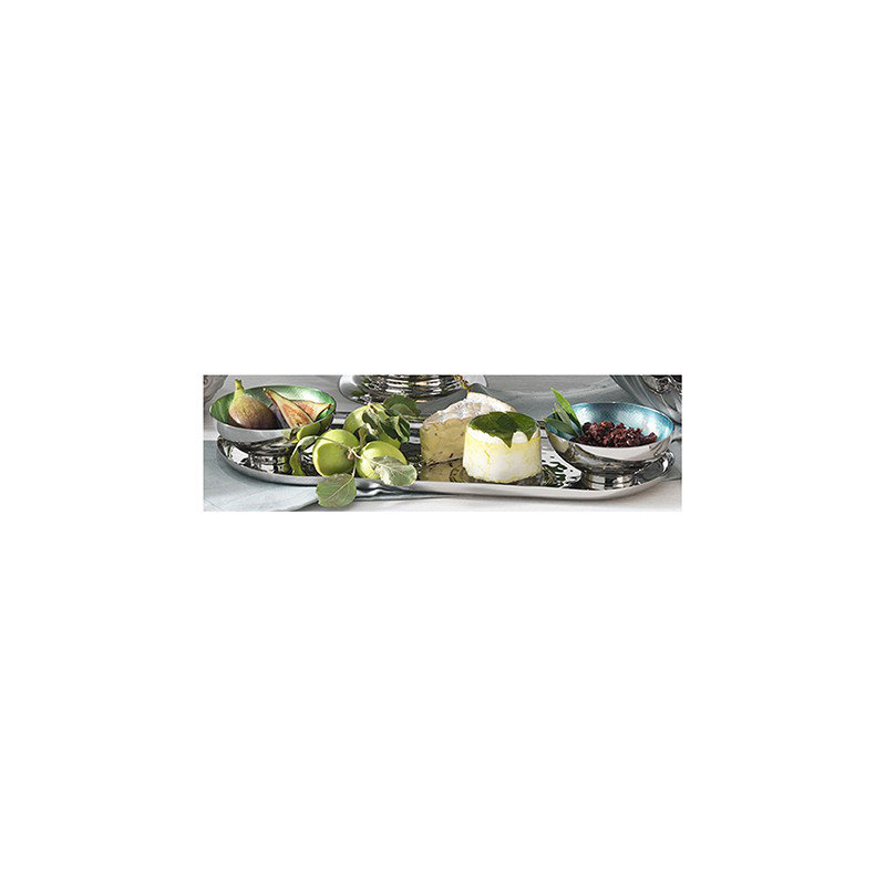 Oceana Stainless Steel Tray, 0.5" H x 16" W x 6" D