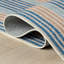 Tyne Coastal Striped Machine Washable Rug-825384733