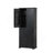 Bathroom Storage Cabinet With Doors And Drawer, Multiple Storage Space, Adjustable Shelf, Black-727136237