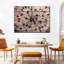 Wooden Black Floral Multi Piece Canvas Print-93059859