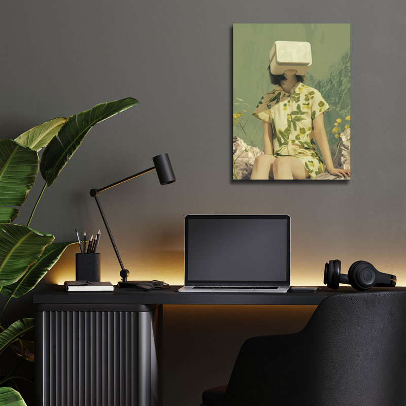 Art mural en verre Winston Porter, H 16 po x l 12 po x P 0,13 po