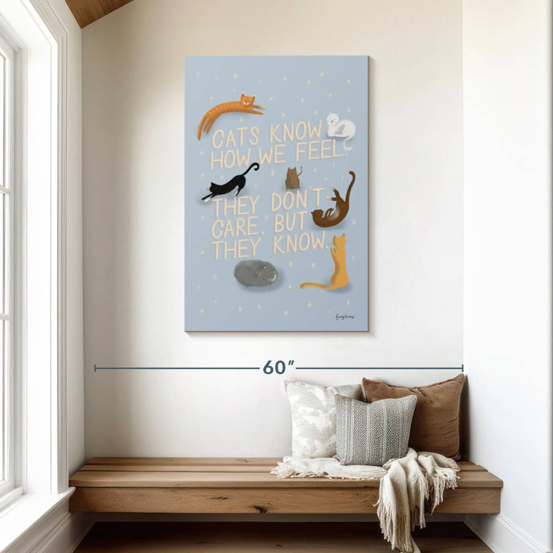 Ode To Cats, 45" H x 30" W