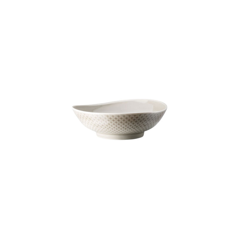 Junto Porcelain Cereal Bowl, Pearl Gray