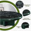 Dessus en marbre, table basse vert foncé