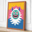 Cheerful Monster Modern 1 Piece Wrapped Canvas Wall Art-2002721440-2002721445