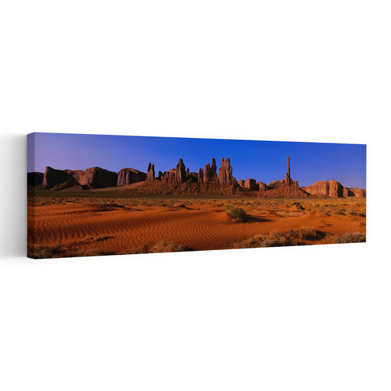 Monument Valley National Park Arizona USA by J Sohm/VOA LLC - Wrapped Canvas Panoramic Print, 40.64 cm H x 121.92 cm W