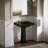 Memoirs Rectangular Pedestal Bathroom Sink with Overflow-10939916-19195568
