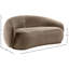 Causeuse en velours Emery-106275174