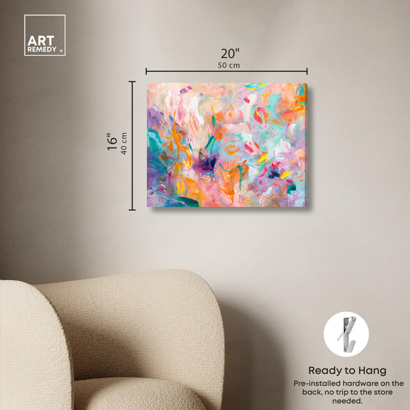 «Im Coming Up II», reproduction d'art sur toile par Art Remedy, H 16 po x l 20 po, Toile tendue avec châssis