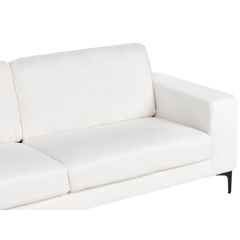 Vadstena 3 Seater Sofa, White Boucle