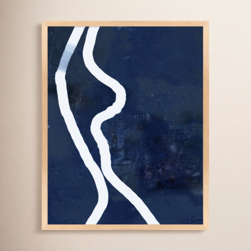 White Rope 2 Painting by Jacques Pilon, 30" H x 24" W, Brown