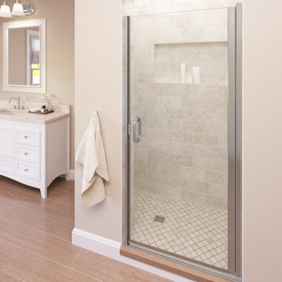Infinity 27" W x 72" H Semi-Frameless Shower Door