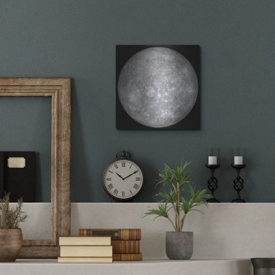 Planète mercure, art mural en métal