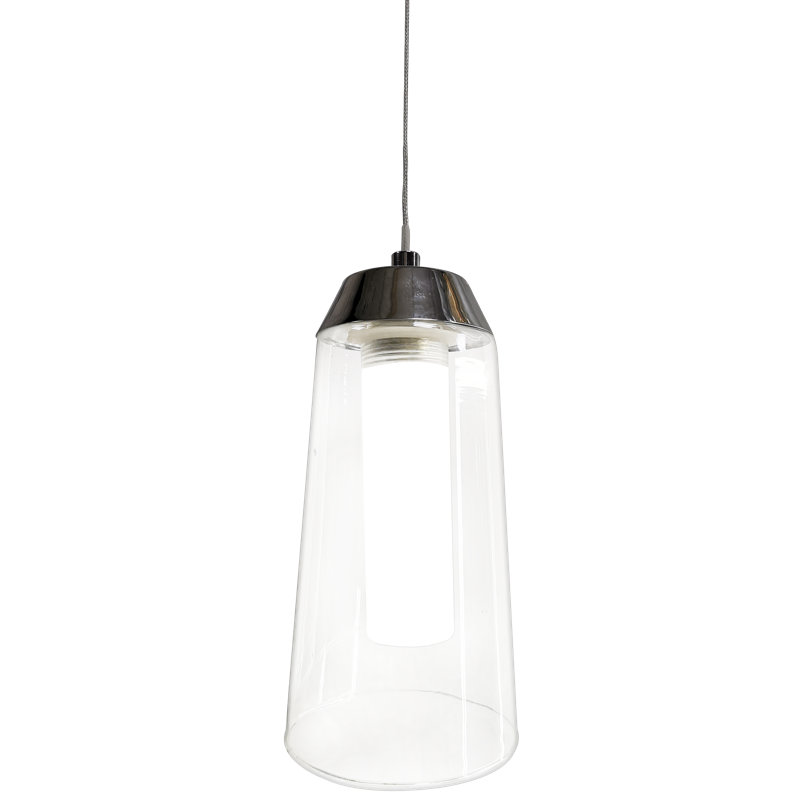 1 - Light Chrome LED Single Pendant