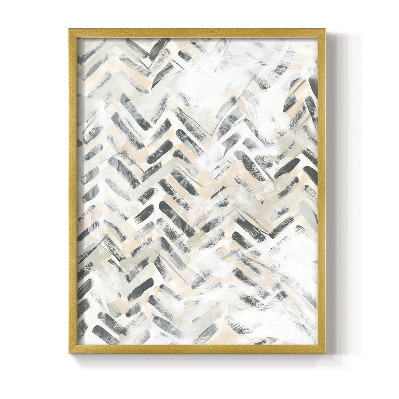 Sand Glyphs II, reproduction encadrée - bois massif, H 10 po x l 8 po