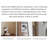 Mid-Century Arched Solid Wood Full-Length Mirror-455238393