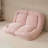 Convertible Fold-Out Double Sofa Bed, Pink-632398939