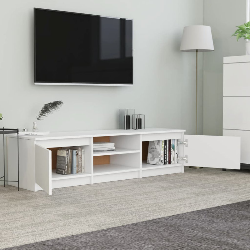 Alexio TV Cabinet 140x40x35.5 cm Engineered Wood, White