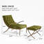 Chaise longue rembourrée Rivet-134281376
