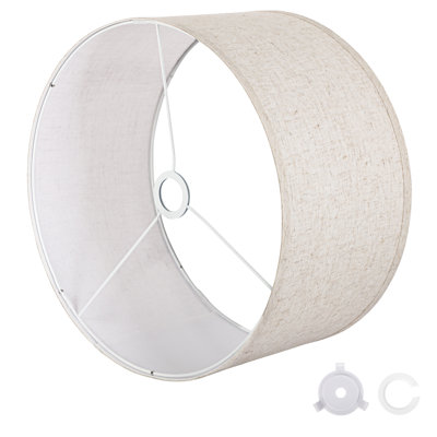9'' H Linen Drum Pendant Shade