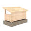 6 Pair Solid Wood Boot Storage
