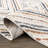Rectangle Courtdale Chevron Machine Woven Polyester Area Rug in Blue/Brown-415915843