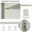 Grey Triangle Bathroom Storage Cabinet With Adjustable Shelves, Freestanding Floor Cabinet For Kitchen-641356534