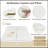 Outdoor Daybed, Patio Rattan Daybed With 5-Position Adjustable Backrest And Removable Cushions&Pillows, Iron Frame Outdoor Bed Loveseat For Garden, Backyard, Poolside (White Frame+Beige Cushion)-1776650118