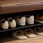 Rangement à chaussures en bois massif H 21,65 po x l 39,37 po x P 15,75 po-257095904-257095908