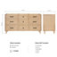 Base de meuble-lavabo double en bois massif 66 po ARIEL Monreau-105988799