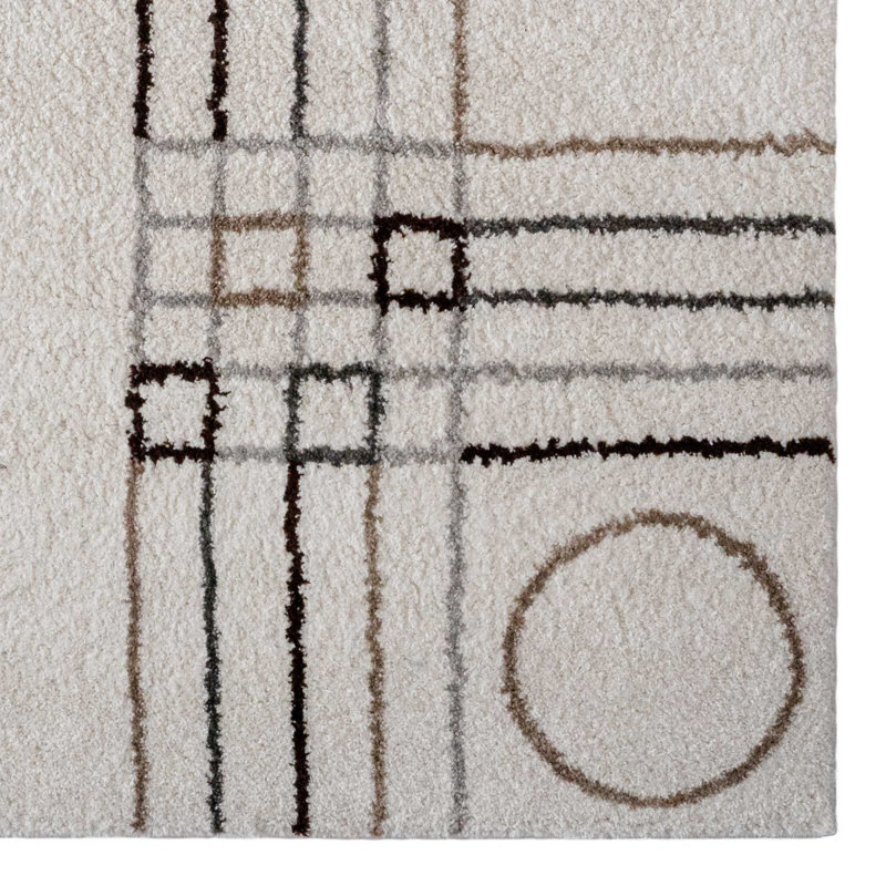 Haller Performance Abstract Indoor Rug, Rectangle 5' x 8'