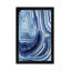 Agate Indigo I by Danielle Carson - Floater Frame Painting on Canvas-1579920616-1579920630