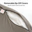 Ensemble de conversation en aluminium Sunbrella avec table basse en pierre frittée-632860659