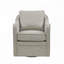 Fauteuil demi-tonneau pivotant rembourré, entièrement assemblé-2080405188
