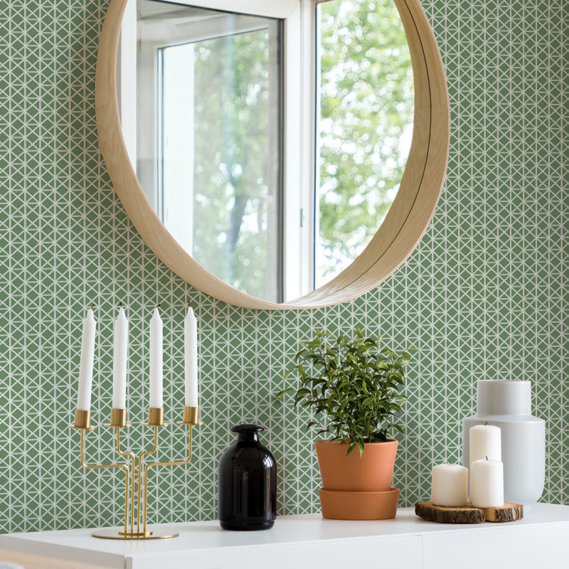 Rouleau de papier peint L 33 pi x l 20,5 po, Vert