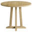 Table d'appoint compacte, table de cuisine en bois, table de salle à manger ronde, table de lecture