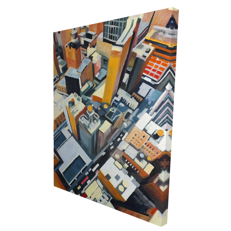 Cities Office High Top View New York Canvas Home Decor