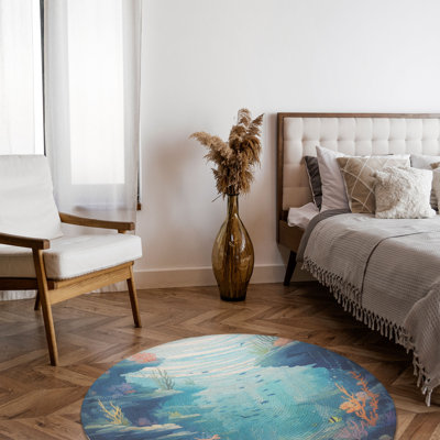 Tapis tressé Hidden Sea Wonders