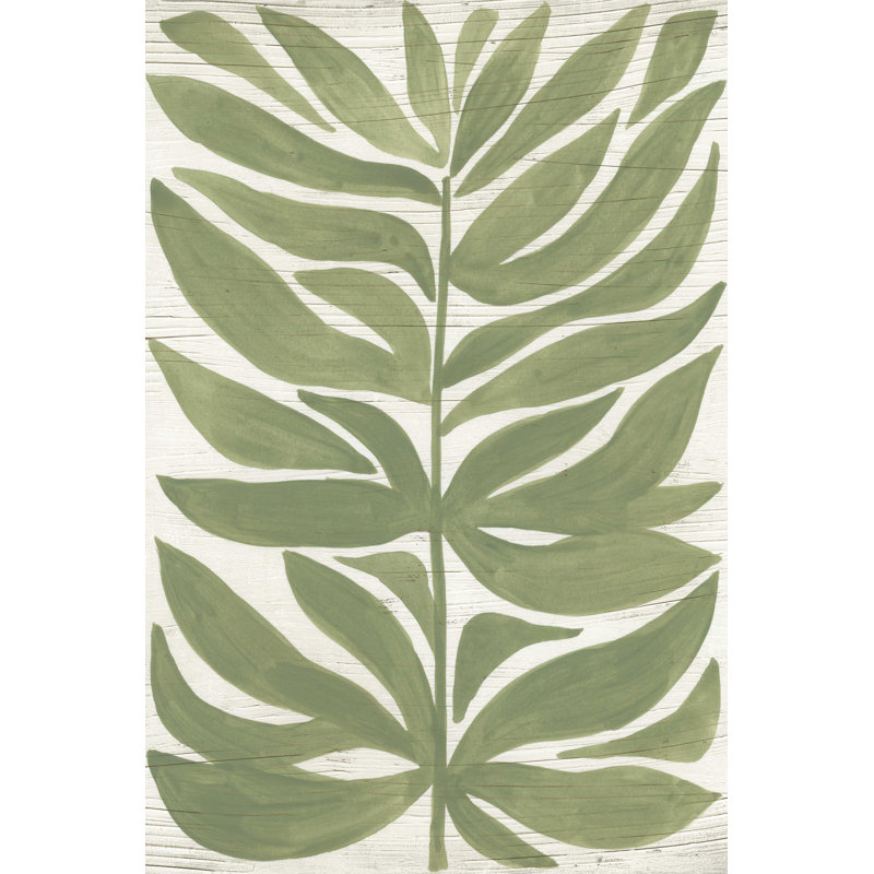 Feuille de palmier Driftwood II, H 18 po x l 12 po x P 1,25 po