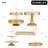 Gold 5Pcs Cake Stands Set Metal Round Cupcake Holder Cookies Dessert Display Plate