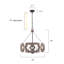 Lustre à niveaux unique et remarquable à 4 lumières One Allium Way®-419096475