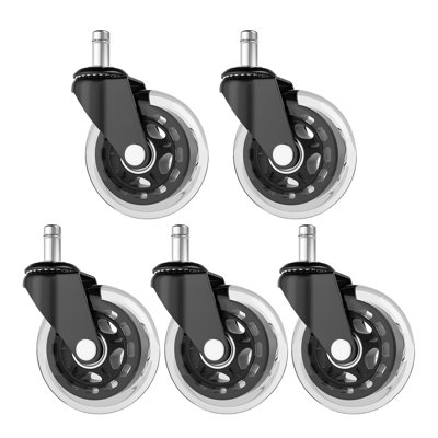 Office Chair Caster Rubber Swivel Wheels